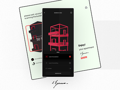 Building Analysis Application (Second Shot) app building design house mobile mobile design scan scanapp ui ux mobile-app app-design uitrend