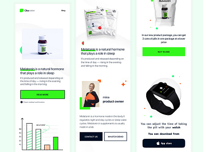 melatonin - Responsive Website