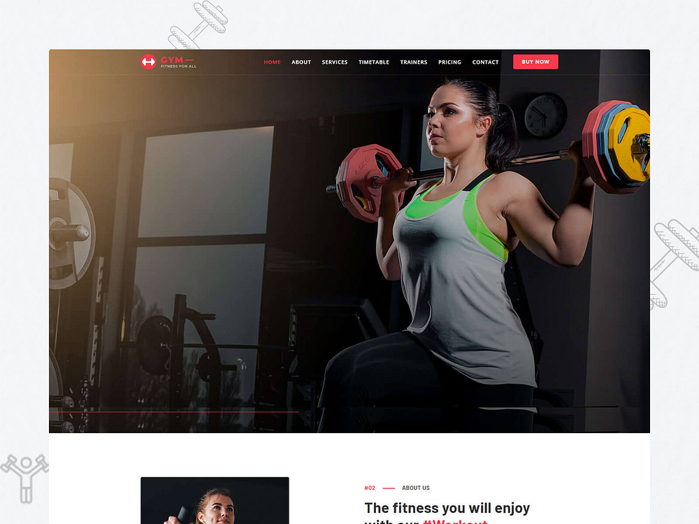 Fitness Bootstrap Template Designs, Themes, Templates And Downloadable 