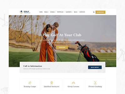 Golf - Golf Club and Sports HTML Template