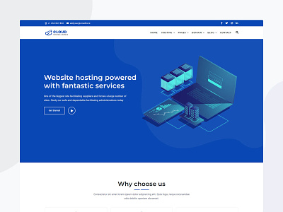 Cloud - Web Hosting and WHMCS Template bootstrap business hosting cloud hosting cloud template css domain domain registration domains host hosting hosting template html mail newsletter server shared hosting vps web hosting whmcs whmcs hosting