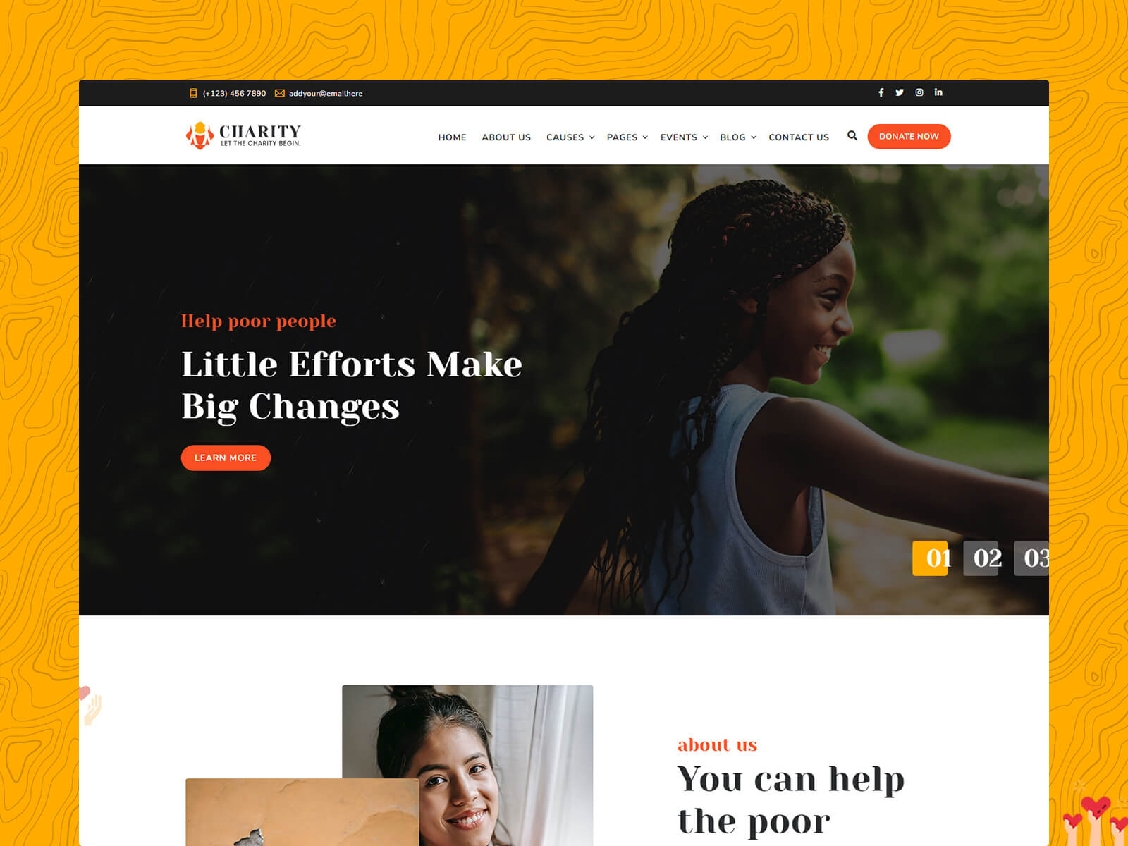 Charity Nonprofit And Donation Template By Chitrakoot Web On Dribbble Charity Nonprofit And Donation Template By Chitrakoot Web On Dribbble