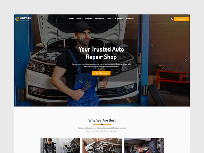 Motors - Car Service & Repair HTML Template