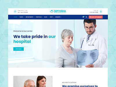 Septosha - Medical Health Care Template bootstrap clinic covid covid 19 dental dentist doctor health care healthcare hospital hospital webiste html laboratory medical medical care medical template medical website patient physician responsive