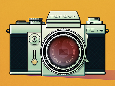 Focus camera graphic graphic design illustration old shcool