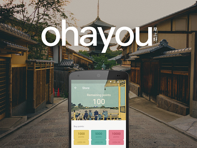 Ohayou：app for learning Japanese