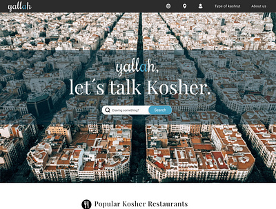 Yallah branding design figma kosher logo project ux ux ui web website