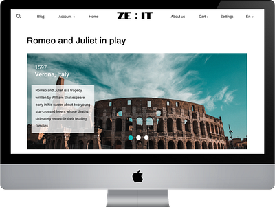 ZEIT design ui ux website