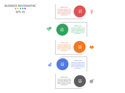 Infographic template design