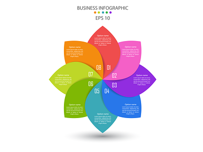 Infographic template with paper effect background design illustration infographic infographics template template design