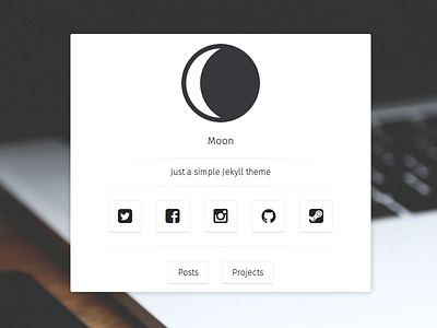 Moon Jekyll Theme
