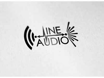 Line Audio audio business card illumination logo rental