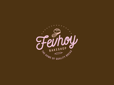 Fevhoy Bakeshop Logo Design branding freelancelogodesigner jolanjimenez logo logo designer