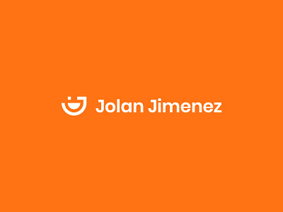 Jolan Jimenez Logo Design appropriate branding design distinctive freelancelogodesigner happy jolanjimenez logo logo designer logodesignerofthephilippines logoprocess memorable minimal orange personallogo simple smile vector