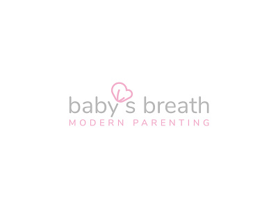 Baby's Breath Logo Design appropriate baby branding breath distinctive freelancelogodesigner happy jolanjimenez logo logo designer memorable modern parenting