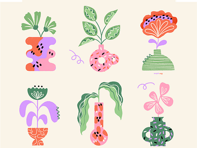 Plant lover botanical design diseño diseño grafico flower graphic design illustration ilustracion plant lover plants procreate