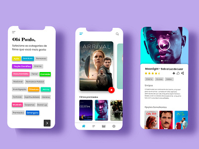 Movie Streaming App android app app mobile app ui uidesign uxdesign