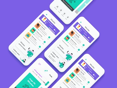 Gamification App app design digital gamification interface ui