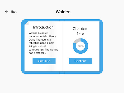Bookshelf Web UI book concept pages web app