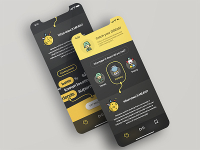 Dreaming app - Concept