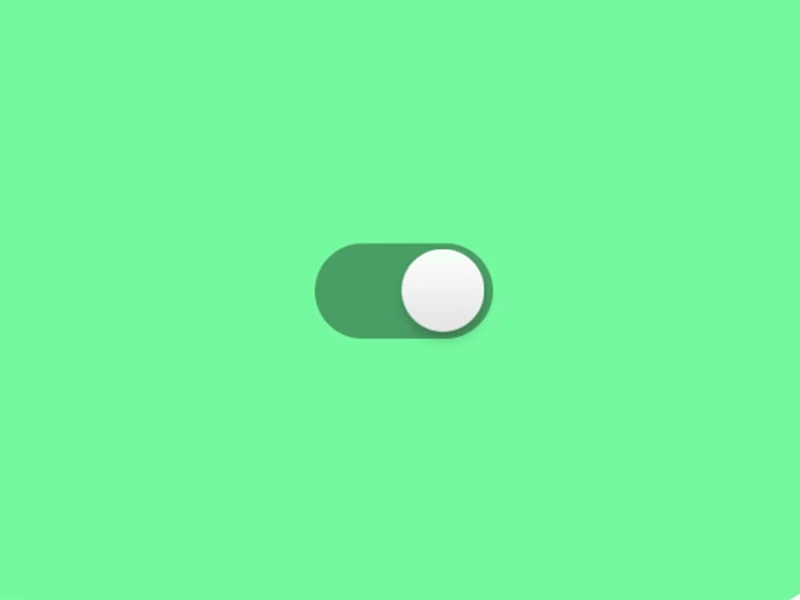 Basic switch animate animation button flinto green ios off on satisfying switch