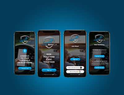 Ride Shield Car Sanitizing application 3d mockup app app 3d mockup app design app menu app mobile app mockup fiverr illustrator mockup photoshop ui ui ux ui design ui mockup uidesign uiux ux design uxdesign xd design