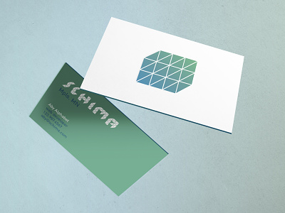 Schima Business Card branding businesscards geometric graphicdesign logo logodesigns minneapolis minnesota modernart printisntdead typography visualarts wordmark