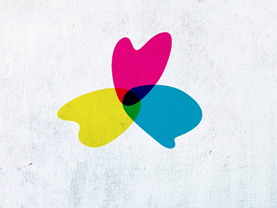 Fannin: Logo art therapy branding caring communication counseling design heart icon logo love overlap speech