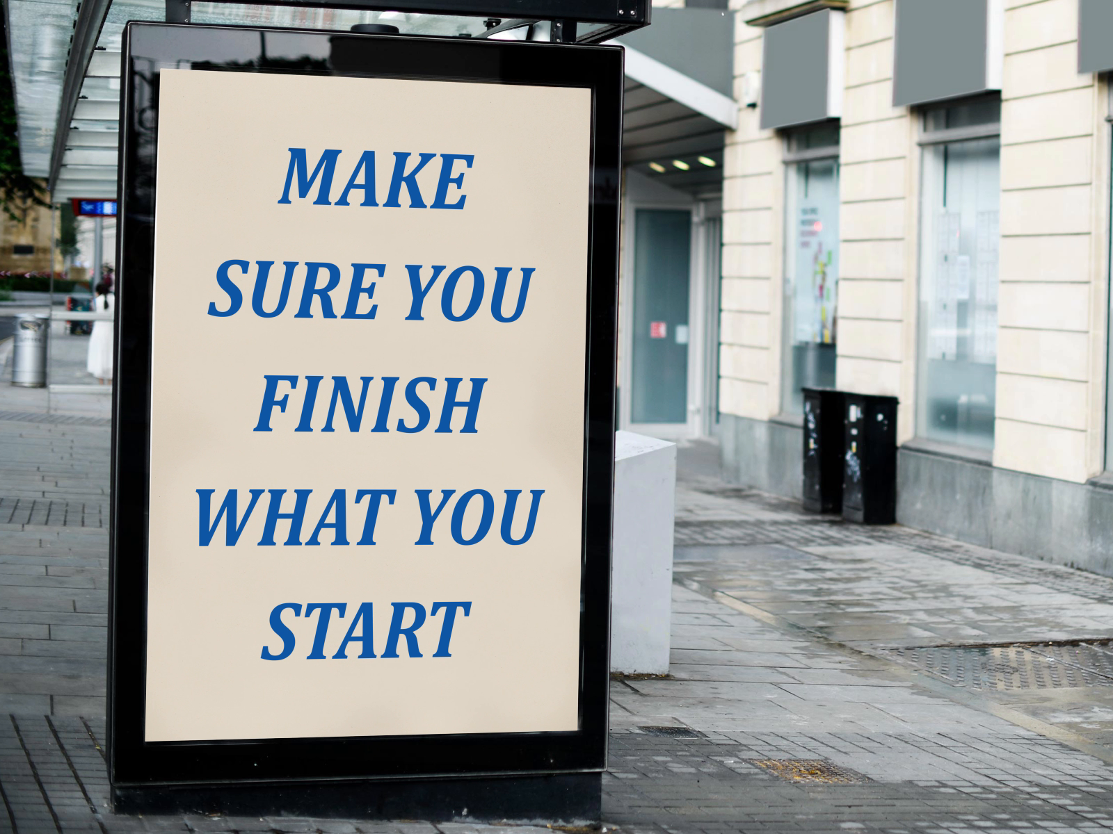 Just Start - Digital Poster by Cody Bartz on Dribbble