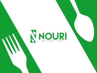 Nouri design concept branding design flat flat design flat logo flat logo design illustration logo minimal minimal logo