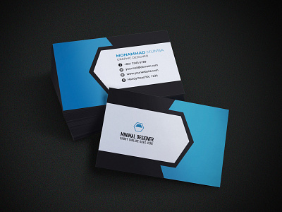 Business Card no-6 brand design branding design business card business card design business card designer graphic design graphic designer visiting card visiting card design visiting card designer