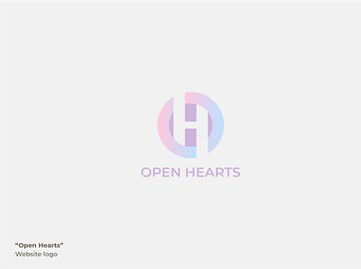 Open Hearts branding graphic design logo