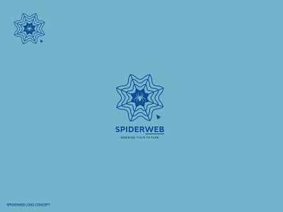 Spiderweb logo concept artwork behance brand identity branding creative dribbble logo logo design logo portfolio logofolio spider spiderweb ux website development