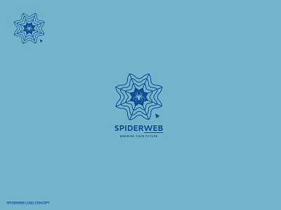 Spiderweb logo concept