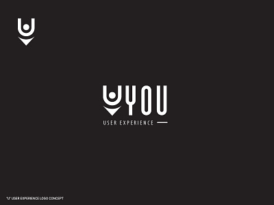 "U" User Experience logo concept