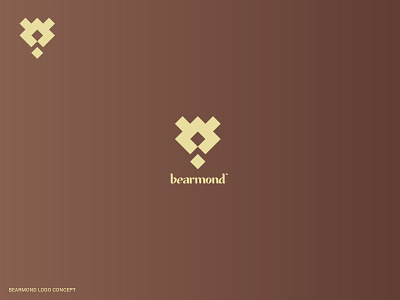 Bearmond™ logo concept adobe illustrator almond artwork bear bearmond behance brand identity branding creative diamond dribbble graphic design inspire logo logo design logo portfolio logofolio logotype