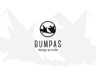 Bumpas Logo logo mountains