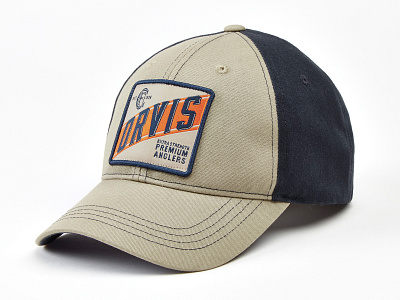 Orvis Hat Design apparel graphics baseball cap branding fishing hat fly fishing graphic design logo orvis patch design trucker cap