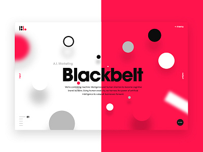 Blackbelt.io - Home branding web design