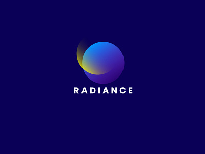 RADIANCE LOGO DESIGN branding colors corporate design gradient gradient logo graphic design logo minimal minimal logo
