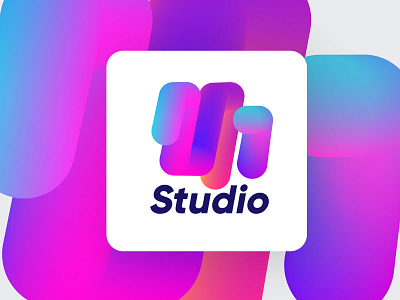 Mi Studio branding colors corporate graphic design letterlogo lettermark logo ui uiux ux vector