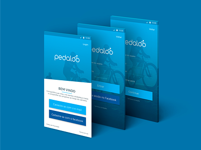 Pedaloo UI Concept aplicativo app design ui ui design user interface