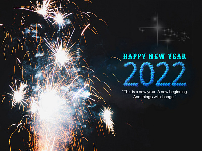 Happy New Year 2022 2022 artwork celebreate creative digital art festive font graphic design greetings happy happy new year illustration marketing new year poster type typography vector visual year