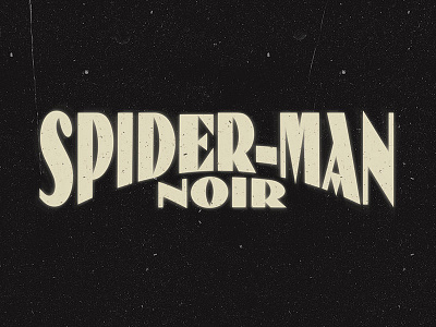 Spider-Man Noir comics logo noir spider man