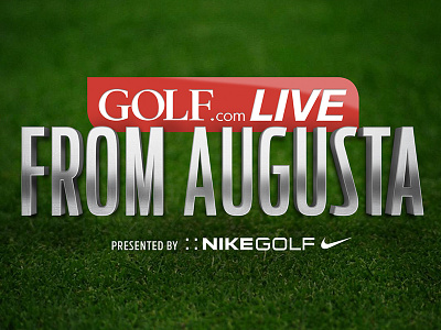 Golf.com Live from Augusta 3d golf logo lockup sports illustrated