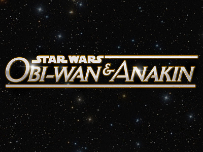 Star Wars Obi-wan & Anakin comics logo marvel starwars