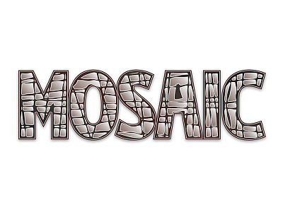 Mosaic comics inhuman logo marvel mosaic