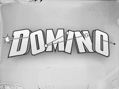 Domino comics cosmic domino logo marvel xmen