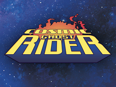 Cosmic Ghost Rider comics cosmic ghostrider logo marvel punisher
