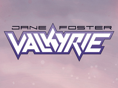 Jane Foster Valkyrie comics logo marvel thor valkyrie